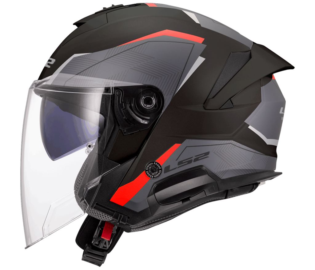 LS2 OF618 VERSO II AIR BLACK RED