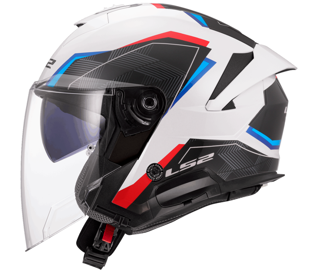 LS2 OF618 VERSO II AIR WHITE BLUE RED