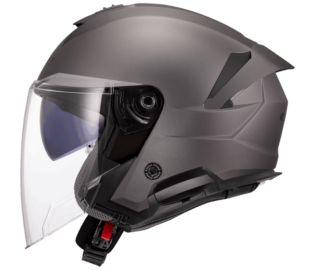 LS2 OF618 VERSO II SOLID MATT TITANIUM