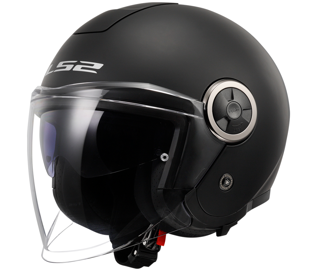 LS2 OF620 CLASSY SOLID MATT BLACK-06