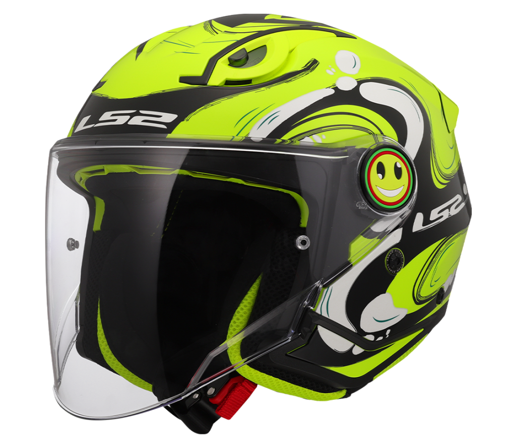 LS2 OF622 FUNNY II GLUP H-VIS YELLOW