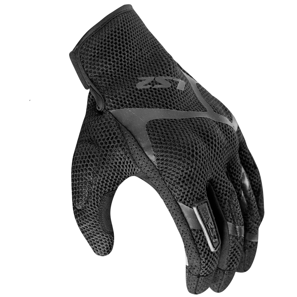 LS2 RAY II MAN GLOVES BLACK