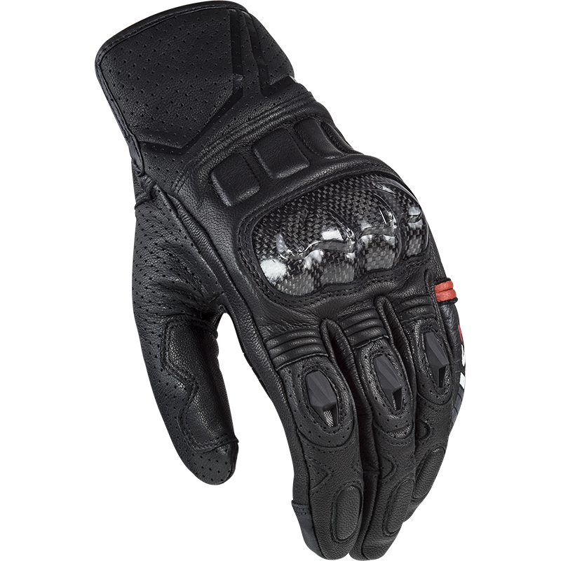 LS2 SPARK MAN GLOVES BLACK