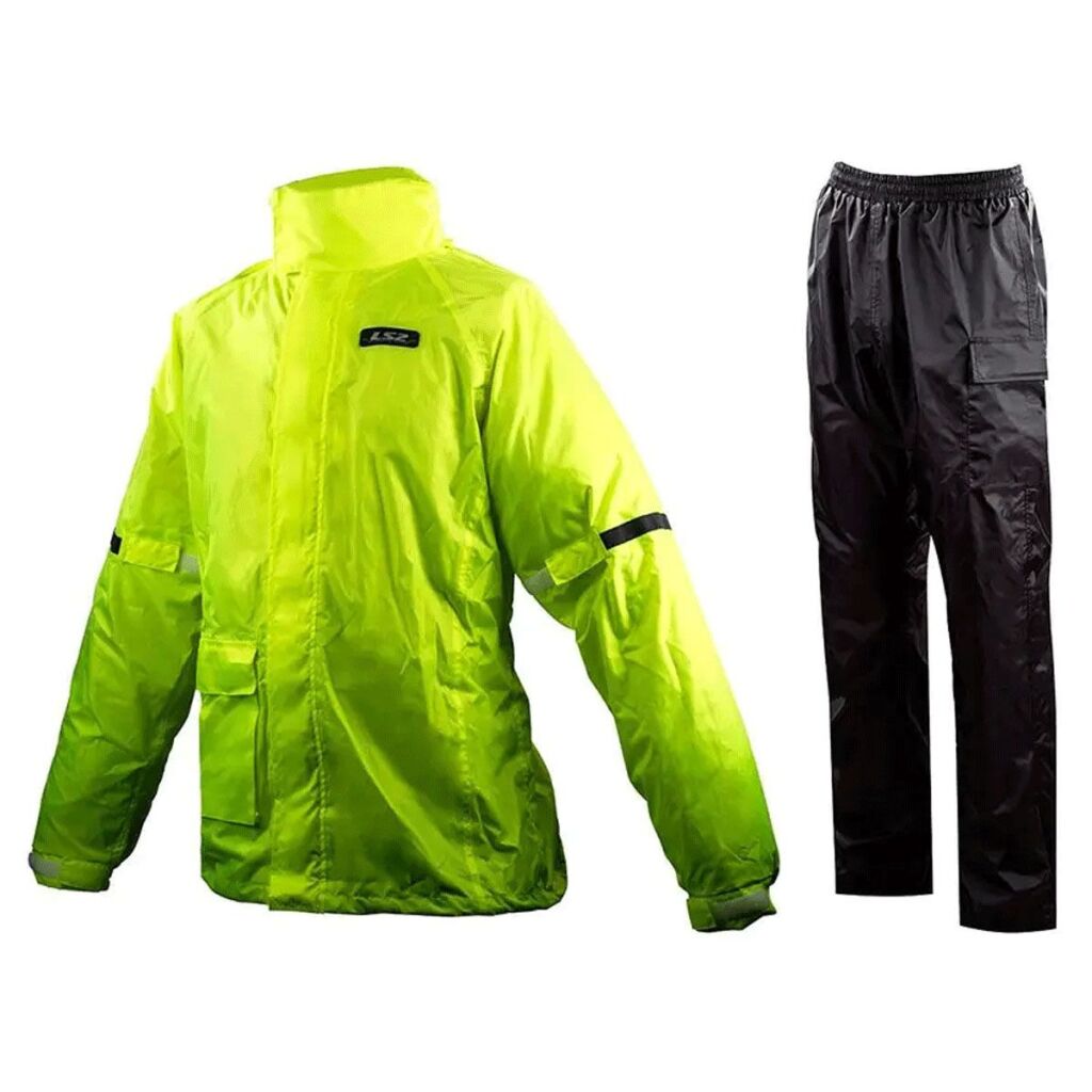 LS2 TONIC UNISEX RAIN SUIT HI-VIS YELLOW