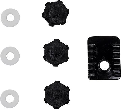 LS2 MX470 PEAK SCREWS BLACK