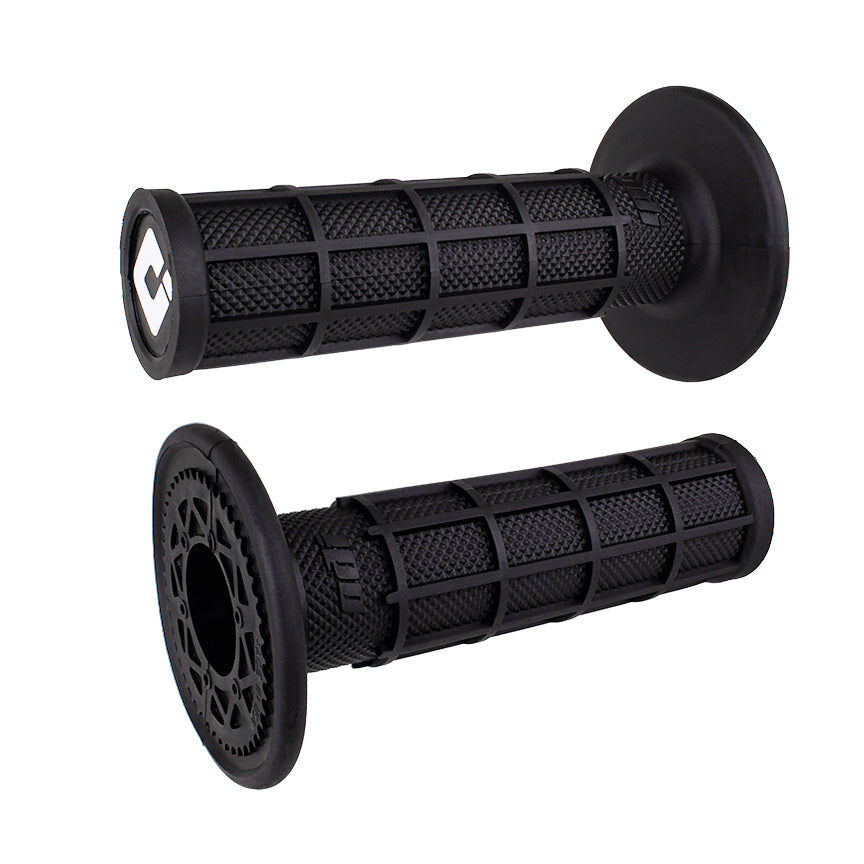 ODI GRIPS MX Full Waffle, Single Ply Black/White