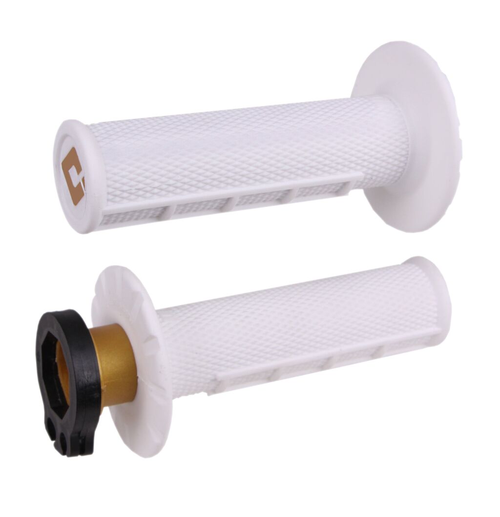 ODI GRIPS MX Lock-on v2 Half-Waffle White