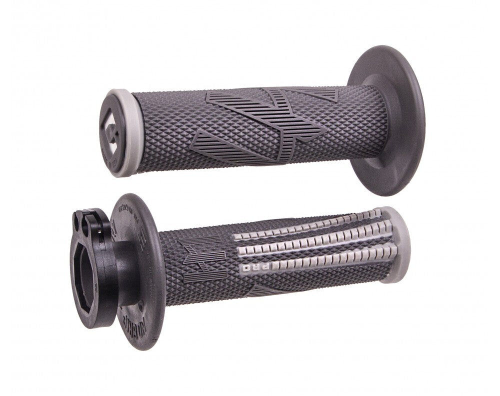 ODI GRIPS PRO MX Lock-on v2 EMIG 4-Stroke Graphite/Gray