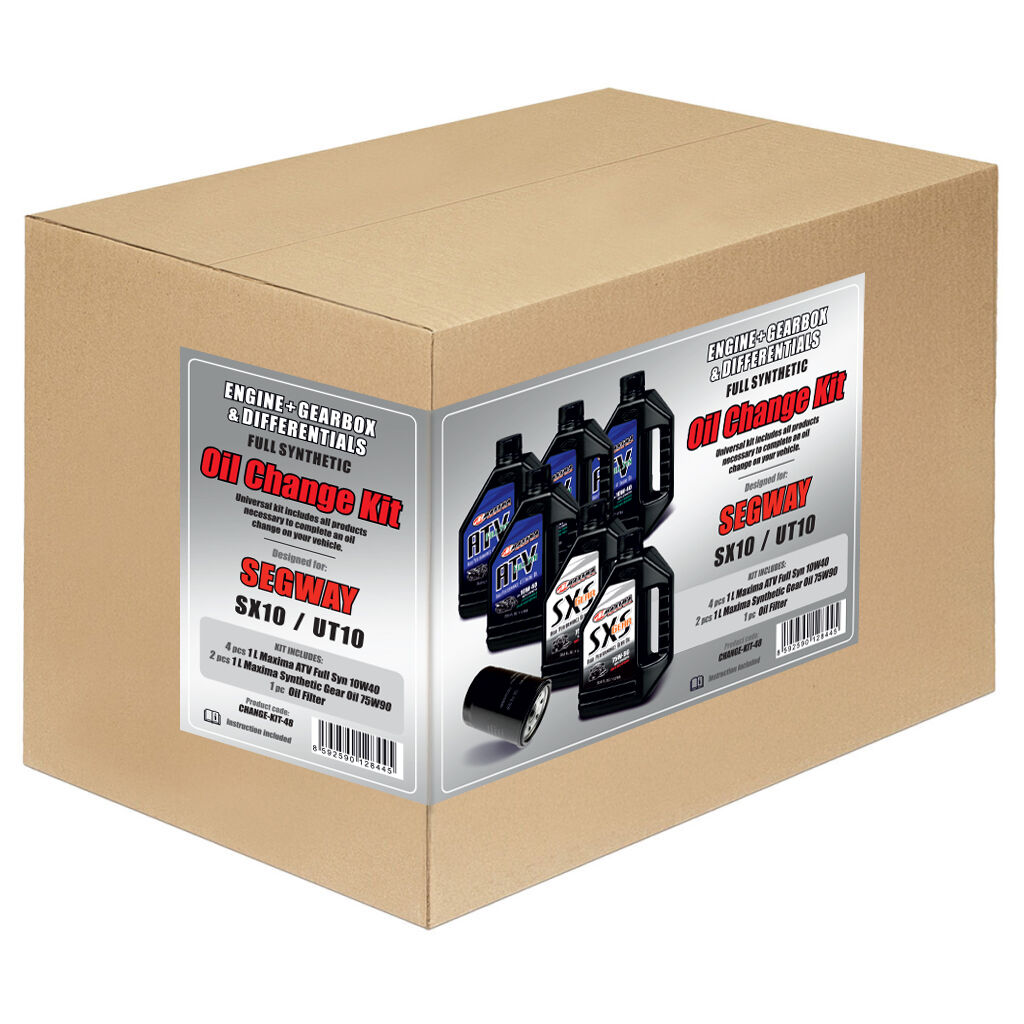 Oil change kit Full syn + diff. gearbox - SEGWAY Fugleman UT10, Villain SX10