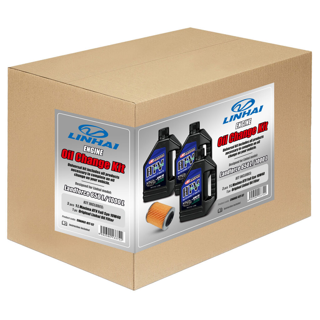 Oil change kit Full syn - LINHAI Landforce 650/1000