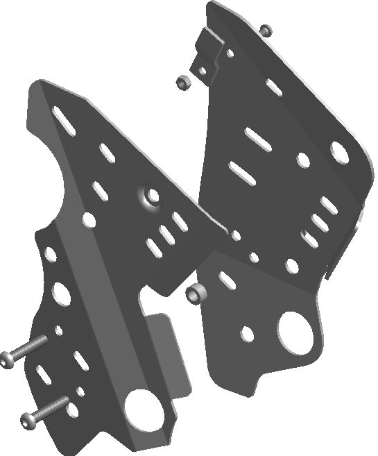 XRW FRONT GUARD Natural - CAN-AM DS 450EFI