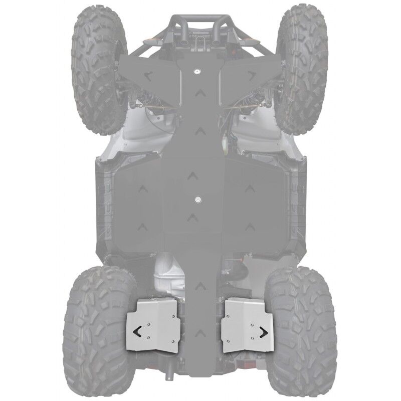 XRW REAR A-ARM GUARDS ALU - POLARIS SPORTSMAN 570