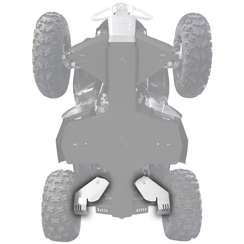 XRW REAR A-ARM GUARDS ALU - RENEGADE 650/1000 XXC 2017