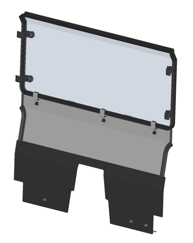 Rear panel for Cabin Goes UTV 700