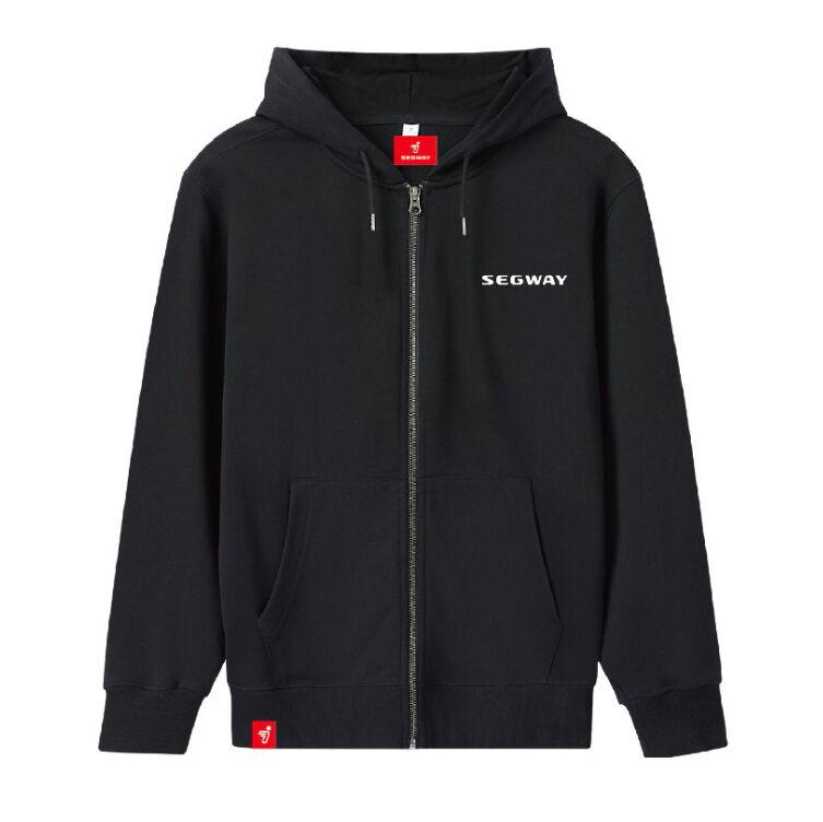 Segway Black zipper hoodie