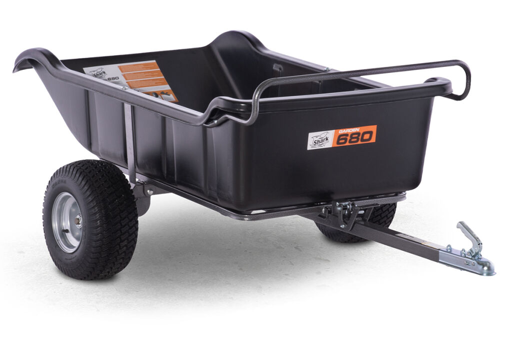 SHARK ATV TRAILER GARDEN 680 BLACK, 2 WHEEL