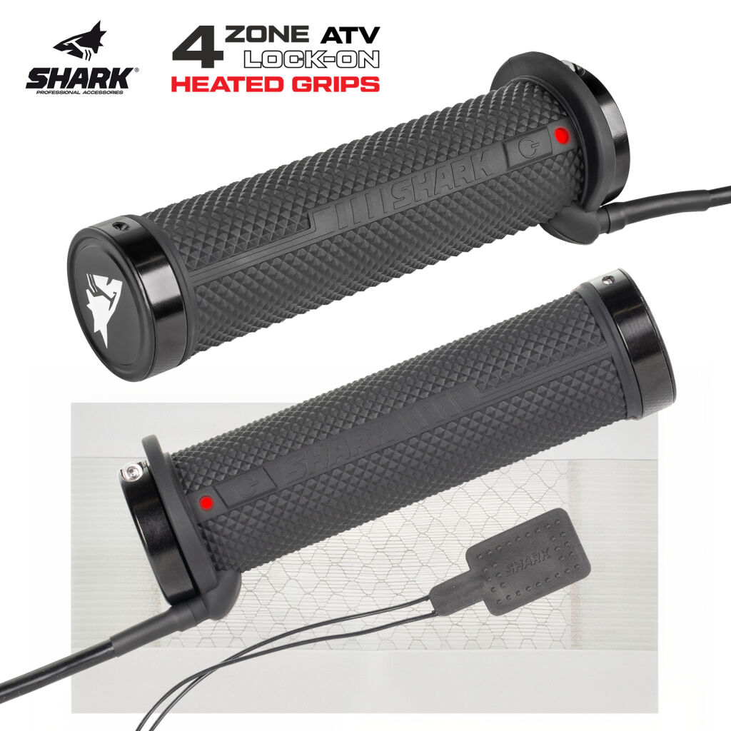 SHARK 4ZONE LOCK-ON HEATED GRIPS + THUMB AND SEAT WARMER