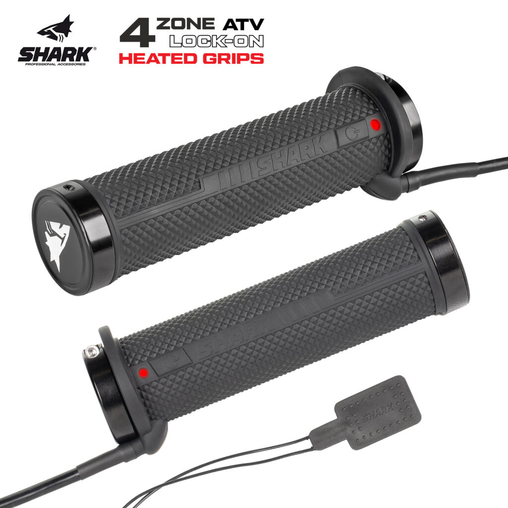 SHARK 4ZONE LOCK-ON HEATED GRIPS + THUMB WARMER