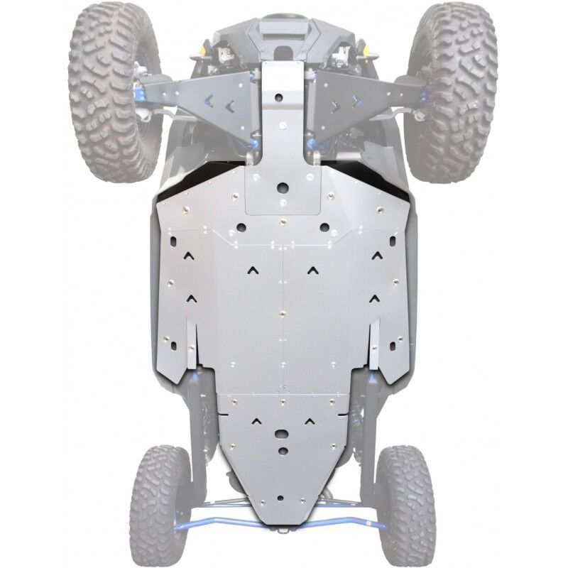 XRW SKID PLATES KIT ALU - POLARIS RZR PRO XP