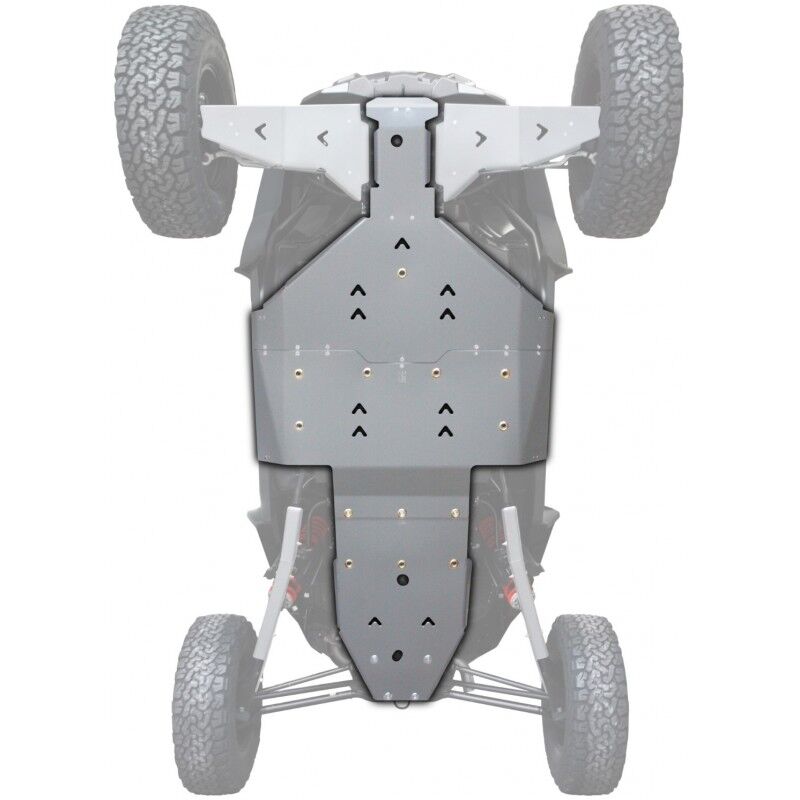 XRW SKID PLATES KIT ALU - POLARIS RZR TURBO S 2018