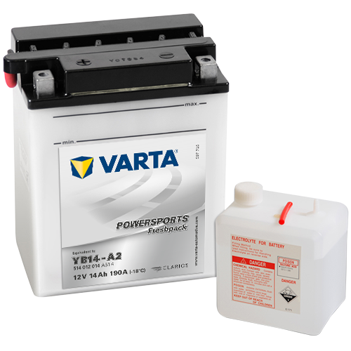 R/B V514012019i314 Varta 12V/14Ah moto (YB14-A2) Freshpack