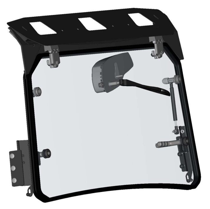 Windshield GENERAL (2016-XX) with wiper/washer