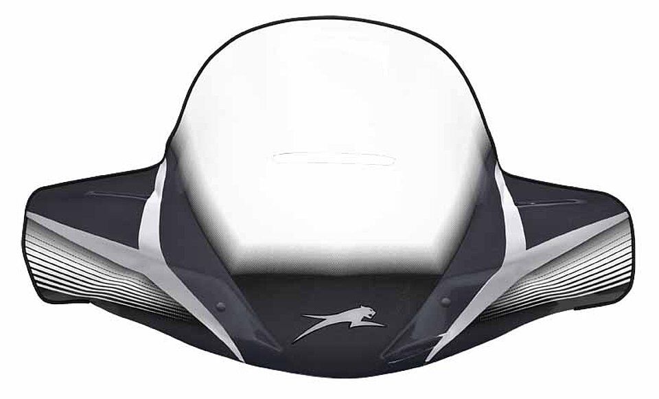 WINDSHIELD - WINDGUARD, BLACK