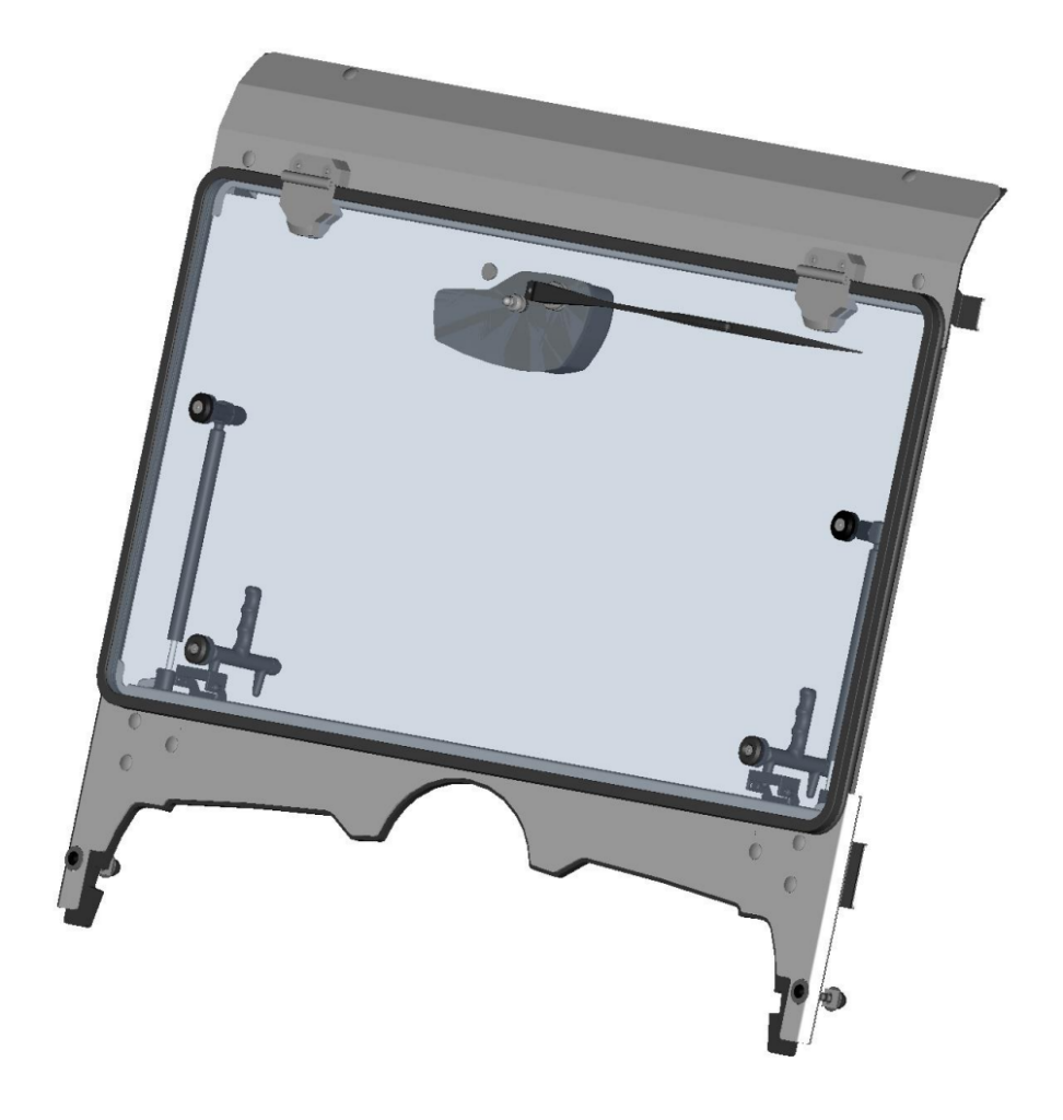 Windshield with wiper/washer for Goes UTV 700 / Loncin U-wolf 700