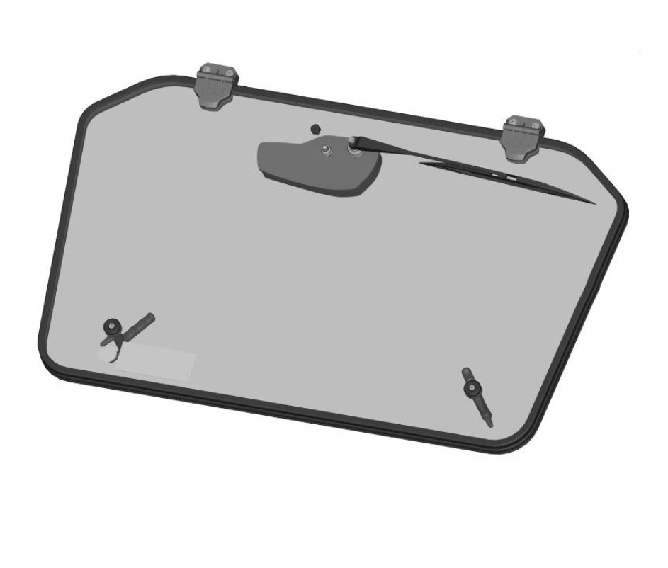 Windshield with wiper, washer Segway Villain SX10 (2022-XX) (NOT work with...