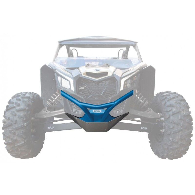 XRW FRONT BUMPER BR25 STL BLUE - CAN-AM MAVERICK X3