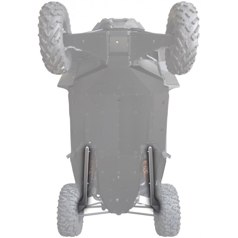 XRW REAR TRAILING ARM GUARDS ALU - POLARIS RZR 1000XP 2024
