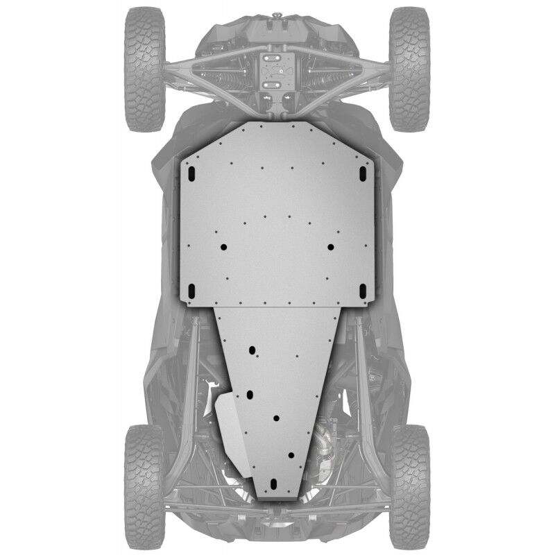 XRW SKID PLATES KIT ALU 6mm - CAN-AM MAVERICK R (2024+)