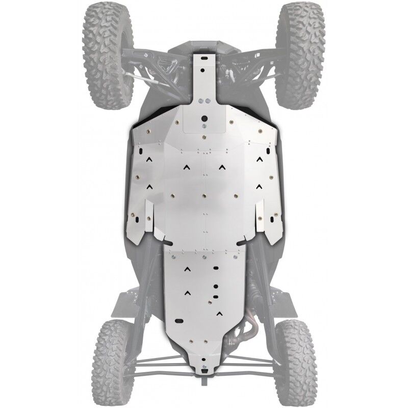 XRW SKID PLATES KIT ALU - POLARIS RZR PRO R