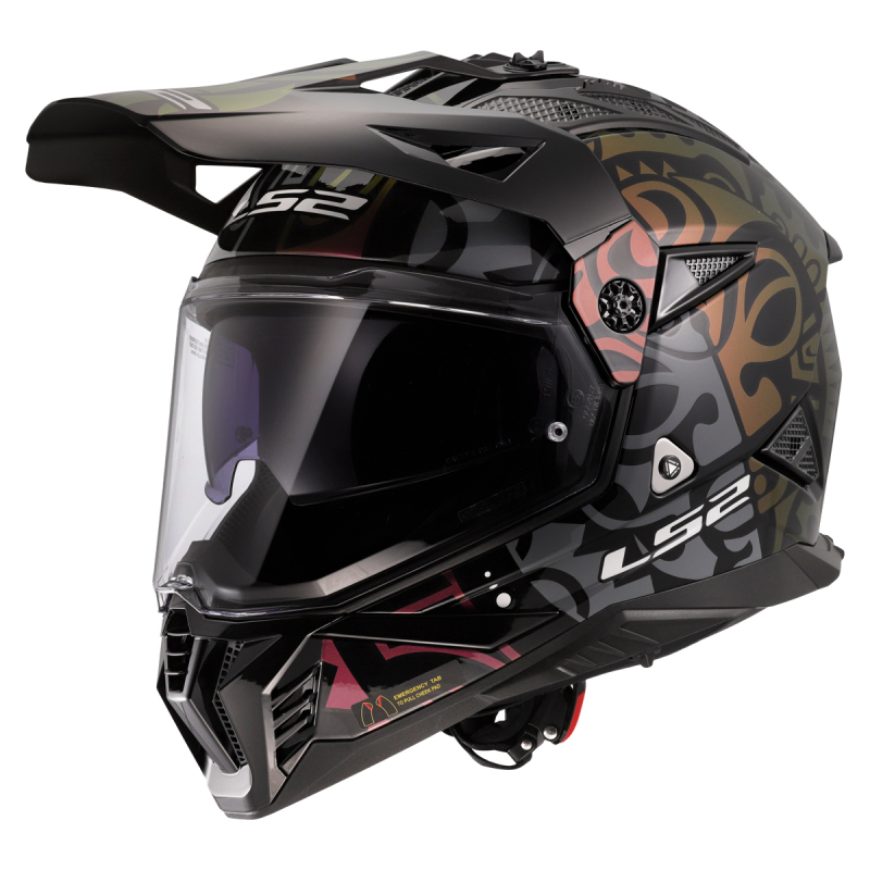 LS2 MX702 Pioneer II Rangi Black-06 Helmet