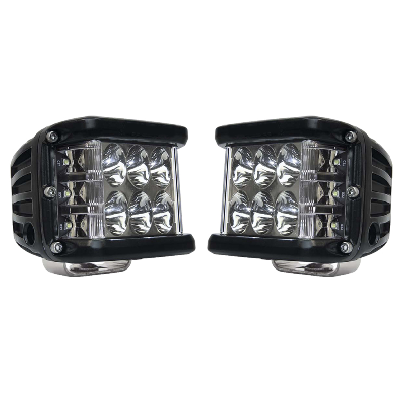 SHARK LED Side Shooter Lights with E9 Homologation, 2 pcs, 45W
