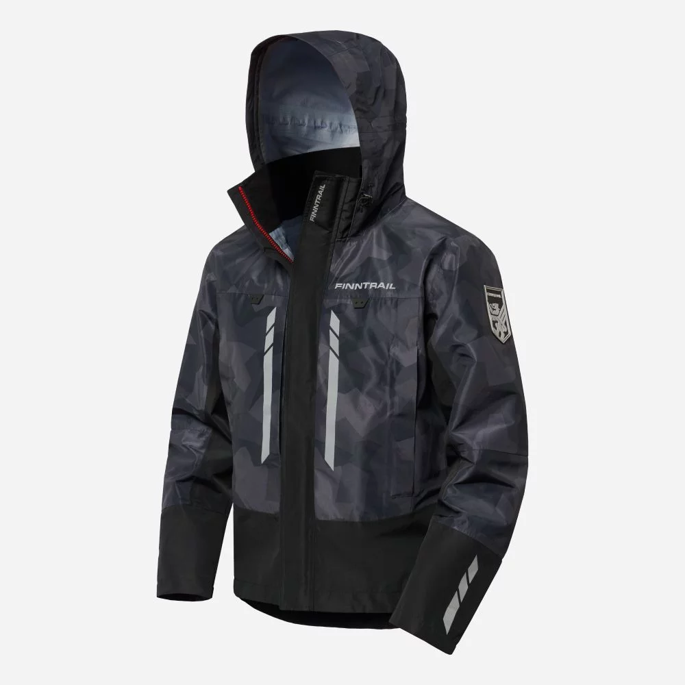 Finntrail Jacket GreenWood ShadowBlack