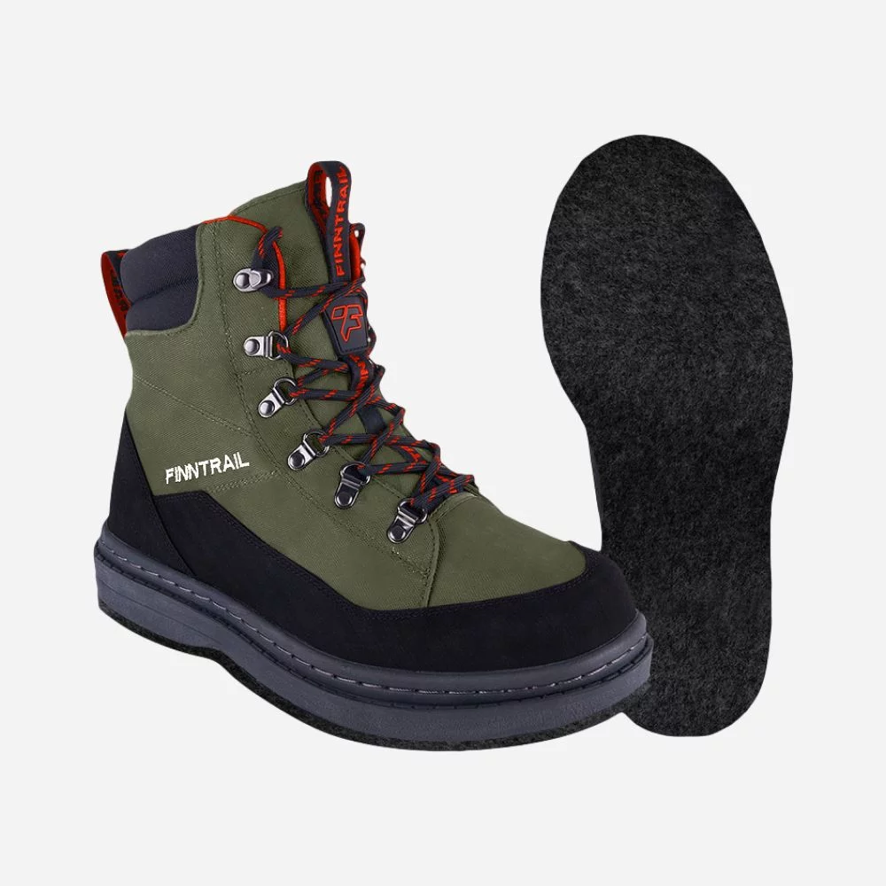 Boots GreenWood Khaki (Felt Sole)