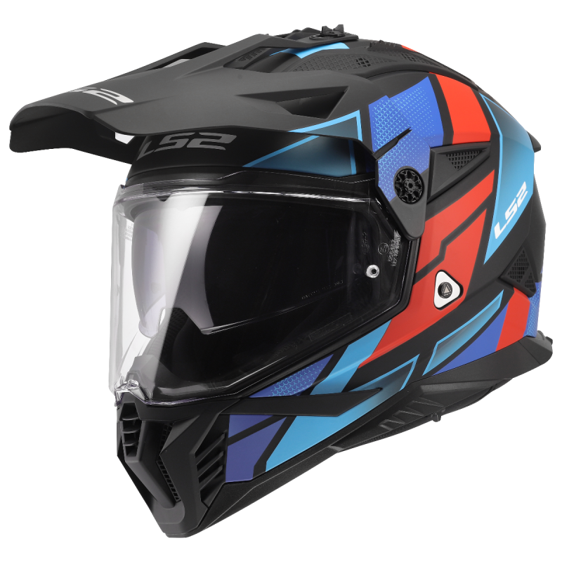 Шолом LS2 MX702 PIONEER II BLOCK BLACK RED BLUE-06