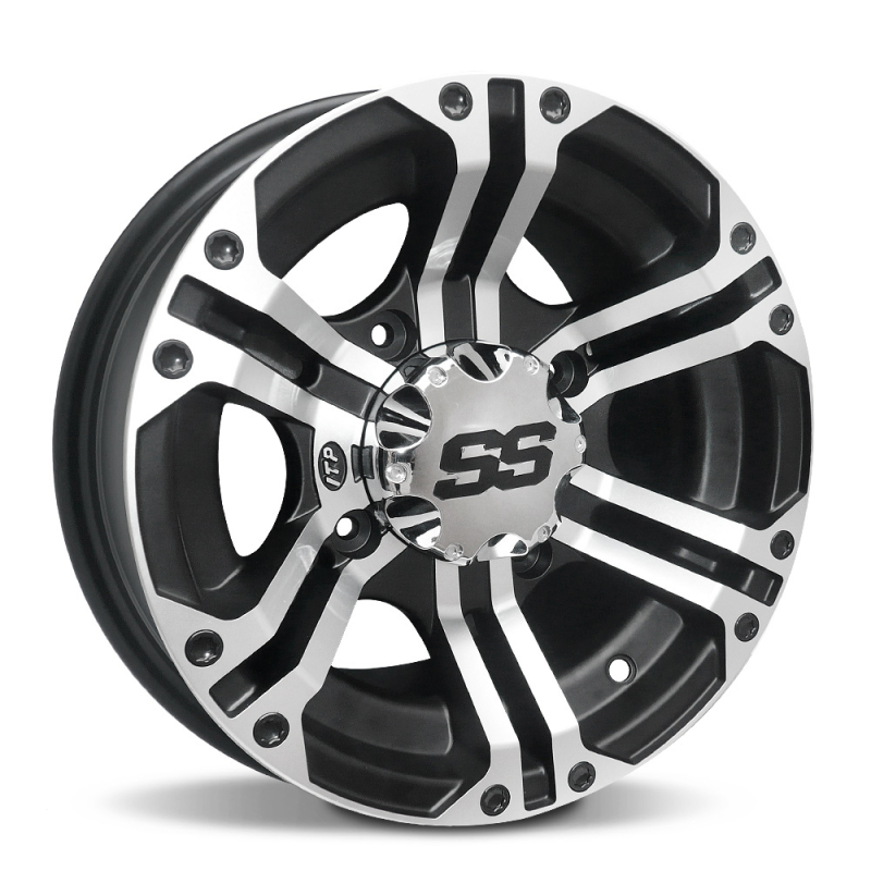 Диск ITP SS212, 12x7 (5+2) Machined w/Black 4/110