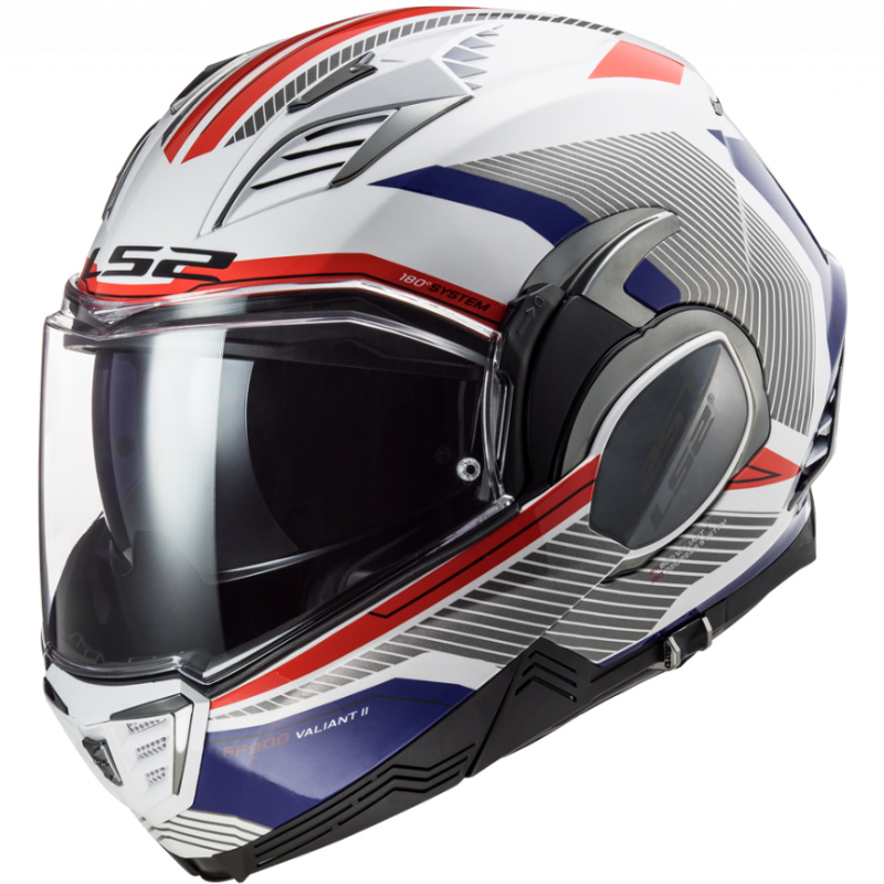 Шолом LS2 FF900 VALIANT II REVO WHITE RED BLUE XL