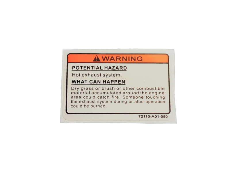 Оригінальна запчастина Access Warning Sticker, Engine Proof