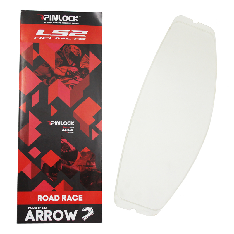 LS2 Pinlock Anti-Fog Clear Lens for FF323, FF327 (Arrow, Challenger) DKS 147