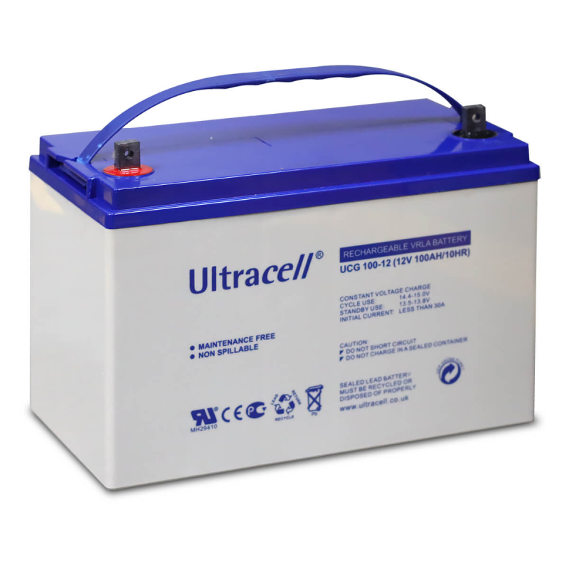 UCG Ultracell UCG100-12 Gel Battery, 12V/100Ah, Linhai ATV Electric