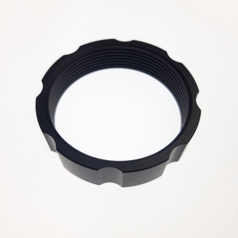 Кільце пружини: Cross-over Ring (2.350 OD X 0.600 TLG, 1.834 Bore) Al 6061, ACME, Black