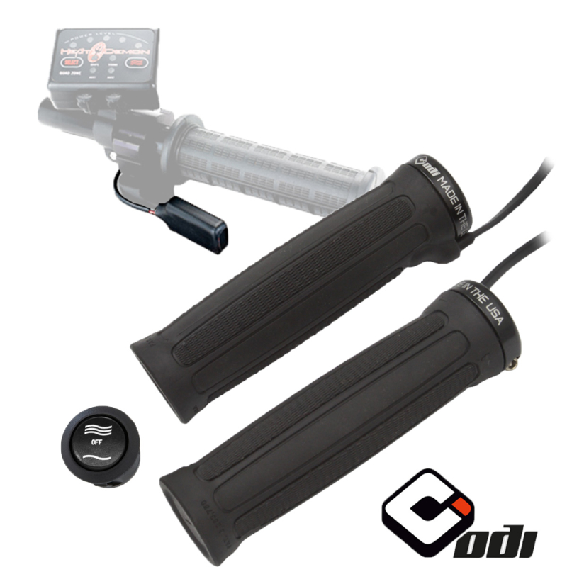 Symtec Kit: ODI Heated Grips and On/Off Thumb Switch