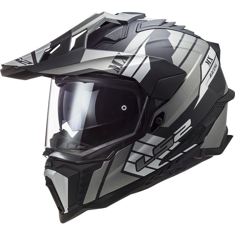 Шолом ендуро LS2 MX701 Explorer Atlantis Matt Titanium