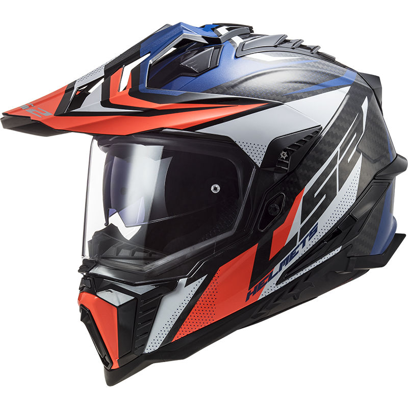 Шолом LS2 MX701 EXPLORER C FOCUS G.BLUE WHITE RED M