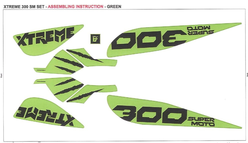 300cc Xtreme Supermoto Green