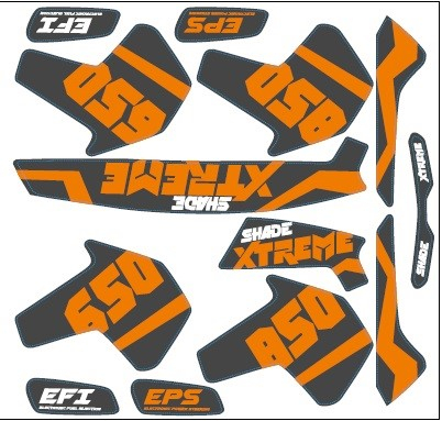 600cc/800cc Shade Xtreme Grey (Lite ver.)