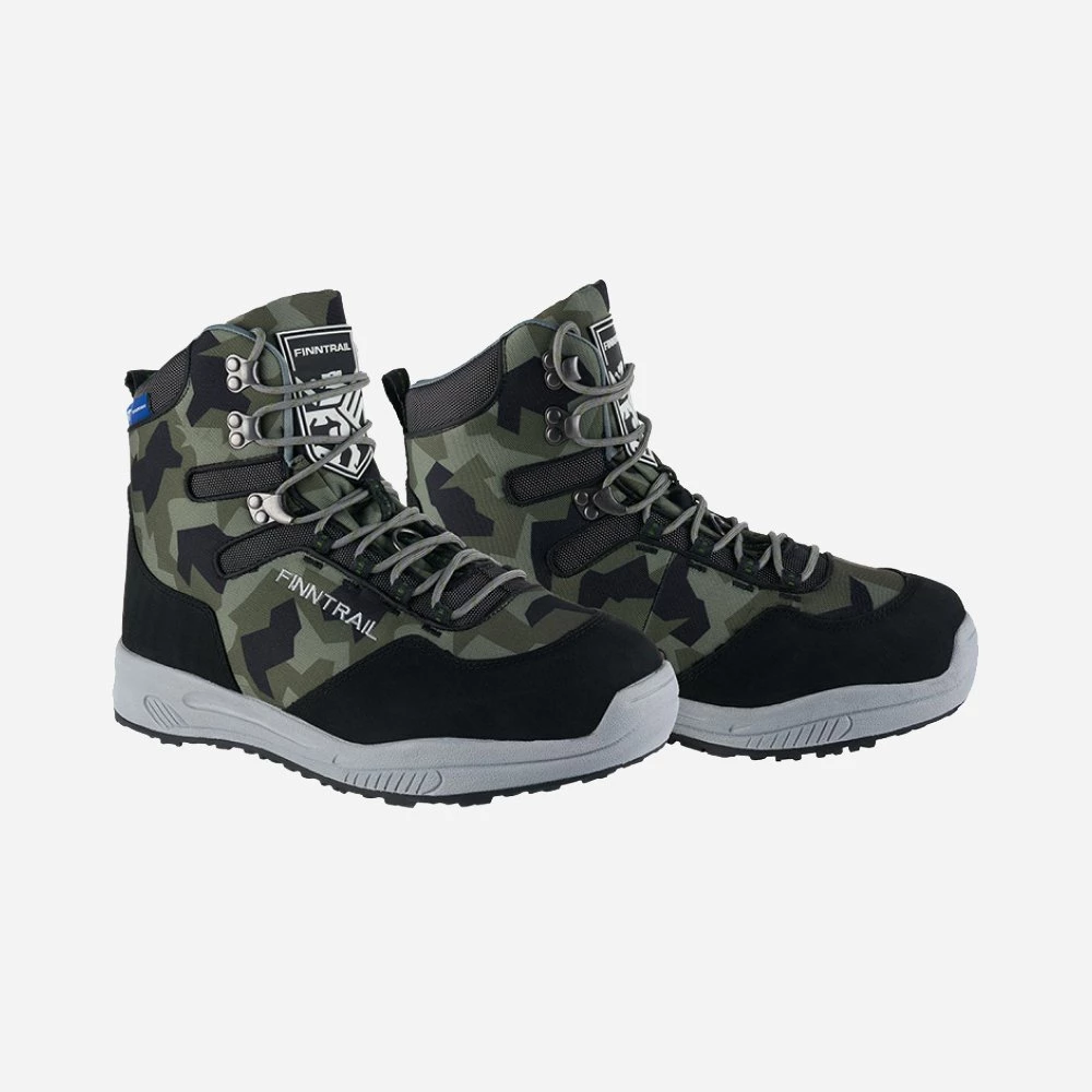 Finntrail Sportsman Wading Boots, Camo Army